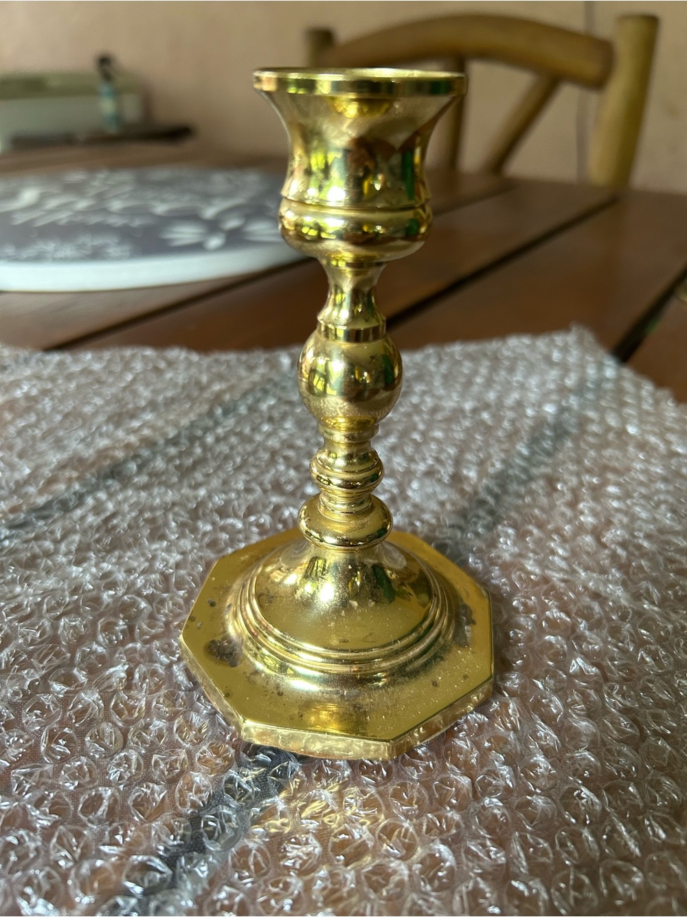 baldwin Gold Taper Candle Holder